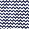 Poly Cotton Chevron Fabric Half Inch Print