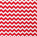 Poly Cotton Chevron Fabric Half Inch Print