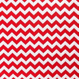 Poly Cotton Chevron Fabric Half Inch Print