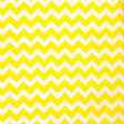 1/2″ Half Inch Chevron Yellow and White Poly Cotton Fabric,