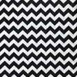 1/2″ Half Inch Chevron Black and White Poly Cotton Fabric,
