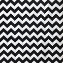 Poly Cotton Chevron Fabric Half Inch Print