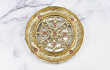 Rhinestone Metal Tube Buckle 5"