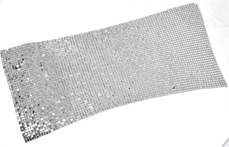 Metal Mesh Fabric Decorative Gold 11 x 5