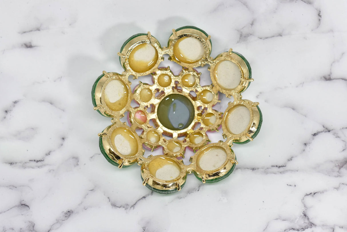 Floral Buckle with Daisy Chained Charms