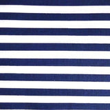 Poly Cotton Stripe Print Fabric 1 Inch
