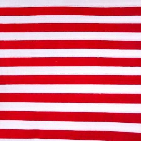 Half Inch Stripe Print Poly Cotton Fabric - Poly Cotton Fabric, Half-Inch Stripe, 59" Width (1 Yard)
