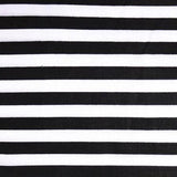 Poly Cotton Stripe Print Fabric 1/2 Inch