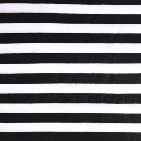 Half Inch Stripe Print Poly Cotton Fabric - Poly Cotton Fabric, Half-Inch Stripe, 59" Width (1 Yard)