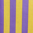 1″ One Inch Purple and Yellow Stripes Poly Cotton Fabric,