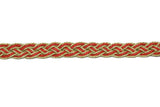 Braided Gimp Trim Metallic Two-Tone 1/2"