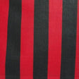 1″ One Inch Red and Black Stripes Poly Cotton Fabric,