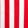 1″ One Inch Red and White Stripes Poly Cotton Fabric,