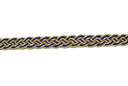 Braided Gimp Trim Metallic Two-Tone 1/2"