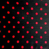 Poly Cotton Small Polka Dot Print Fabric