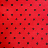 Poly Cotton Small Polka Dot Print Fabric