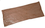 Metal Mesh Fabric Decorative Gold 11 x 5