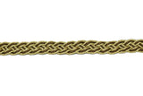 Braided Gimp Trim Metallic Two-Tone 1/2"
