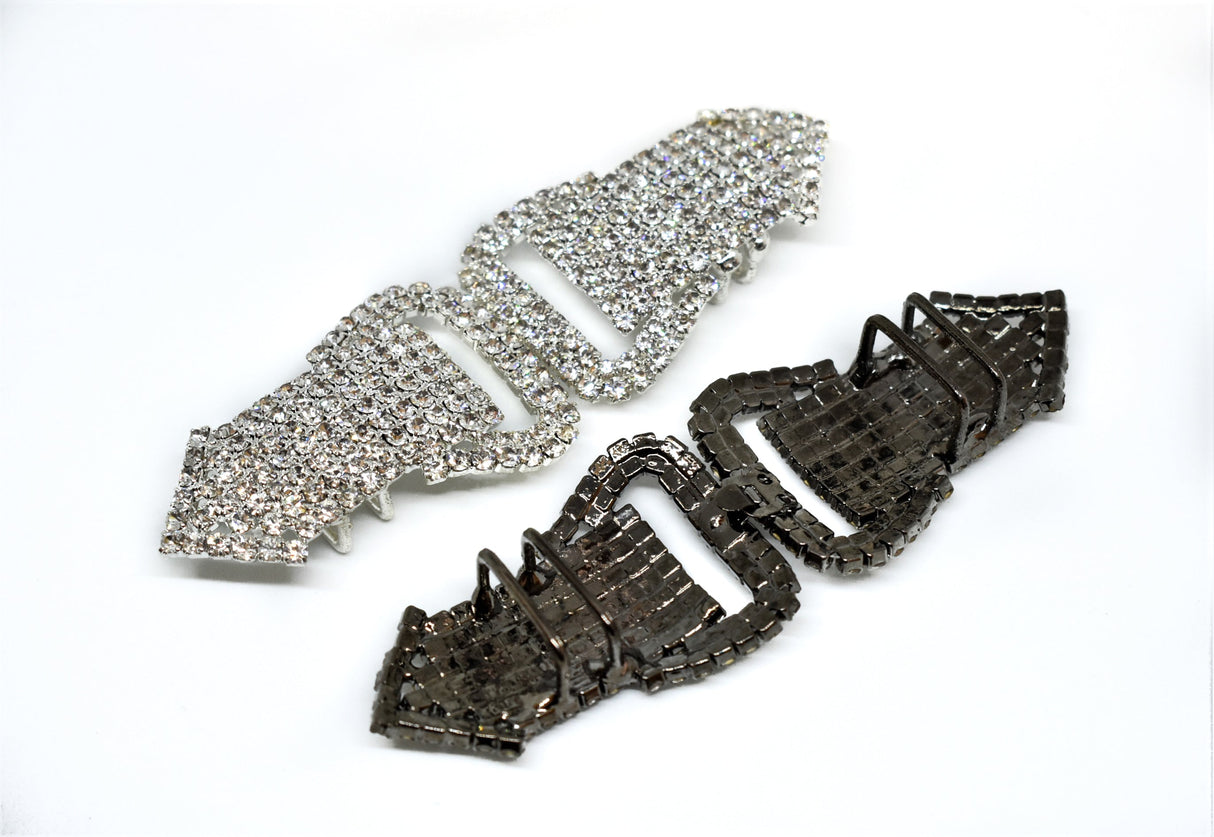 Rhinestone Connector Closure 4.25" x 1.50"