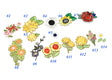 Embroidered Flower Iron-On Patch Appliques
