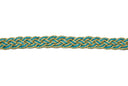 Braided Gimp Trim Metallic Two-Tone 1/2"