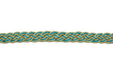 Braided Gimp Trim Metallic Two-Tone 1/2"