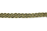 Braided Gimp Trim Metallic Two-Tone 1/2"