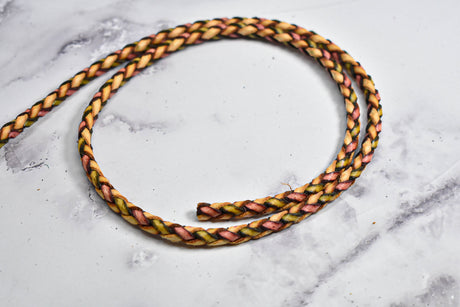 Leather Rope Trim Multi Color 1/4 Inch