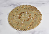 Rhinestone Buckle Gold 4 1/4