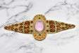Gemstone Buckle Gold Topaz 6 3/4 Inch