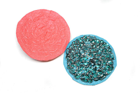 Rhinestone Applique Circular 4 Inch