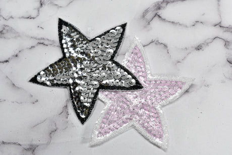 Sequins Star Iron-On Applique Patch
