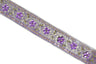 Sequins Embroidered Floral Trim 1 Inch