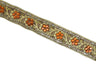 Sequins Embroidered Floral Trim 1 Inch