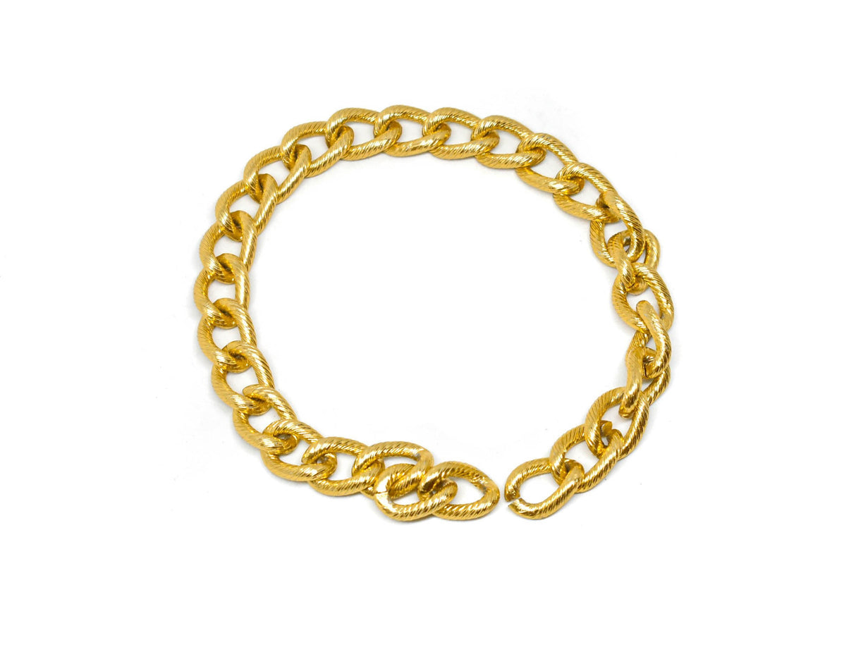 Textured Aluminum Chain 8 mm