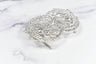 Rhinestone Spiral Buckles 2 3/4" x 1 3/4"