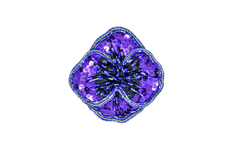 Sequined Flower Patch 3.5"