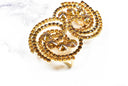 Rhinestone Spiral Buckles 2 3/4" x 1 3/4"