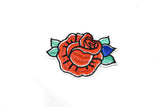 Embroidered Flower Iron-On Patch Appliques