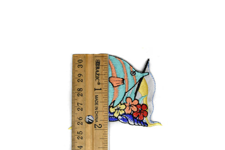 Embroidered Fish Patch Colorful 2.50 x 1.87