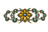 Vintage Flower Buckle Connector 9.90 x 3.75