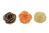 Furry Flower Applique 3" Two-Tone