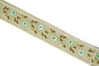 Embroidered Floral Sequins Trim 1.125"
