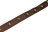 Studded Grosgrain Ribbon Black Gold 0.90"