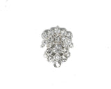 Crystal Rhinestone Brooch 1.75"