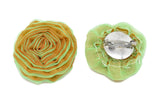 Flower Applique Organza Two-Tone Rose 2"