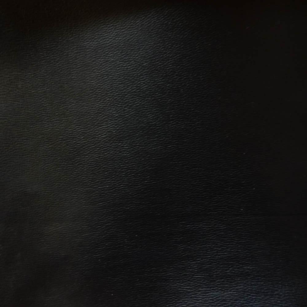 Black 0.9 mm Thickness Soft Semi-PU Faux Leather Vinyl Fabric,