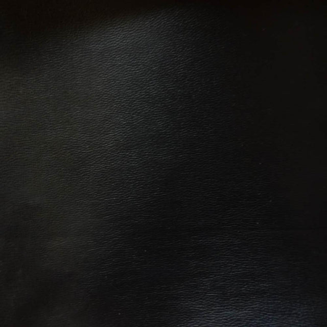 Black 0.9 mm Thickness Soft Semi-PU Faux Leather Vinyl Fabric,