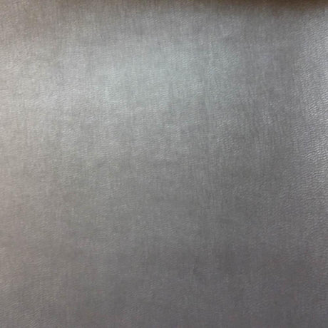Silver 0.9 mm Thickness Soft Semi-PU Faux Leather Vinyl Fabric,
