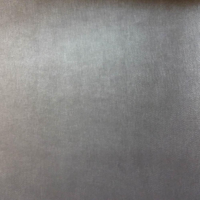 Silver 0.9 mm Thickness Soft Semi-PU Faux Leather Vinyl Fabric,